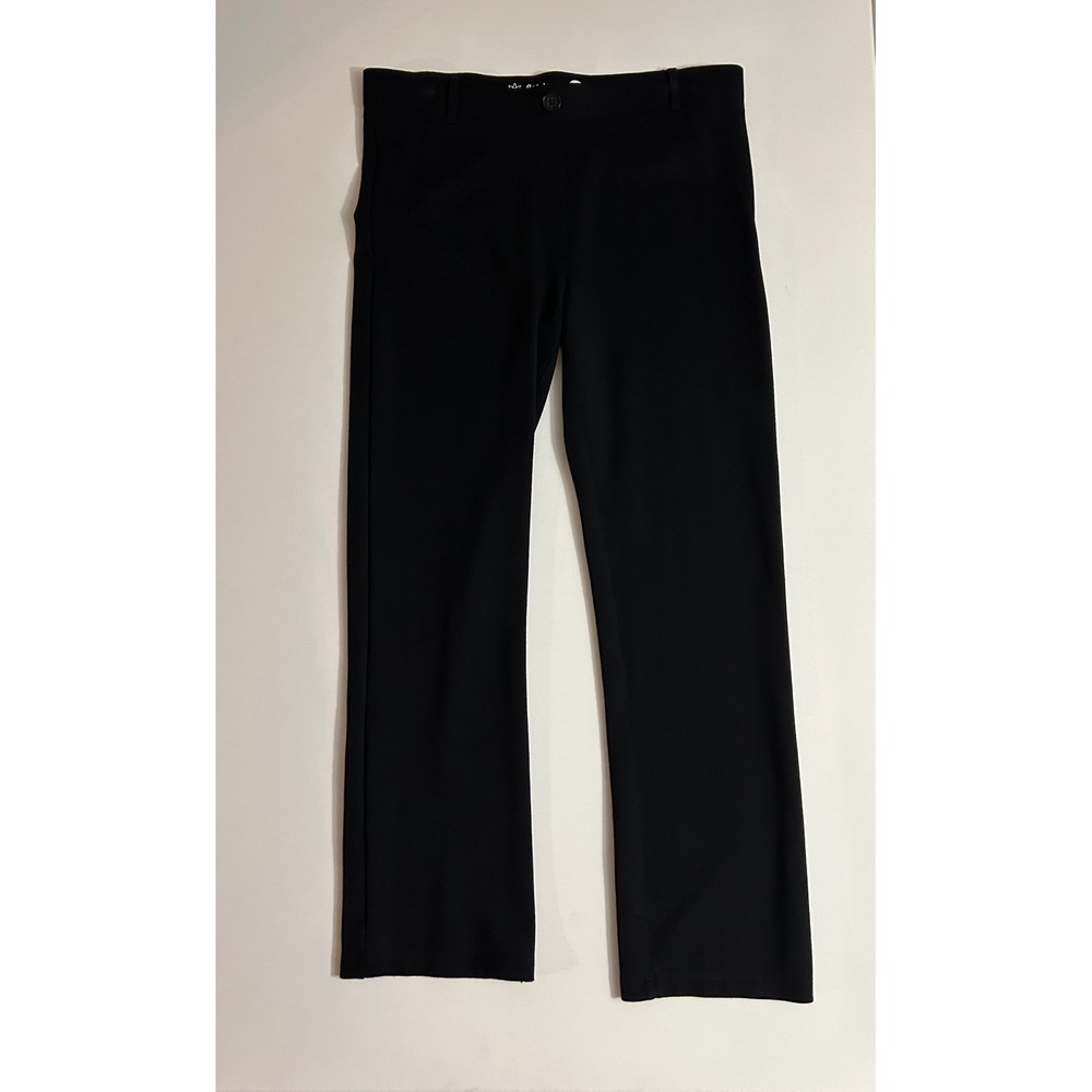 Betabrand Dress Pant Yoga Pants Black Straight Leg Petite Large L S-Petite